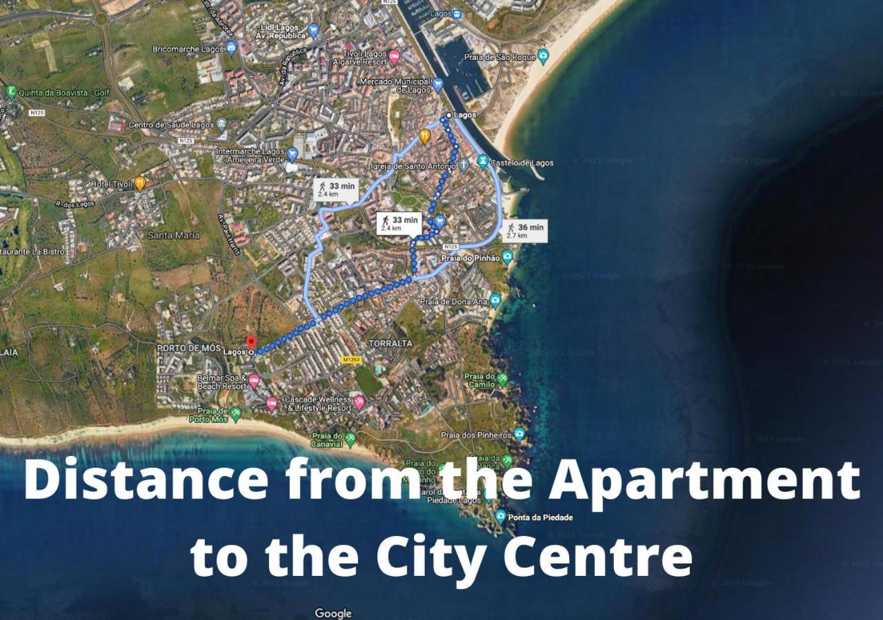 Large Penthouse Near Porto De Mos Beach With Magnificent Views In Lagos Exteriér fotografie